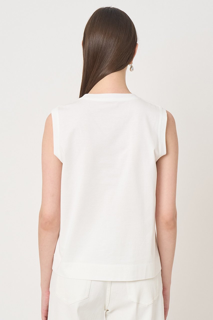 【アナイ/ANAYI】のコットン天竺ノースリレギュラー プルオーバー 人気、トレンドファッション・服の通販 founy(ファニー) ファッション Fashion レディースファッション Fashion for Women トップス・カットソー Cut & Sew Tops キャミソール&ノースリーブ Camisoles & Sleeveless Tops シャツ・ブラウス・オフィスカジュアル Elegant Blouses & Button-Ups ロングTシャツ・Tシャツ Longline T-Shirts & Tees カジュアルプルオーバー・ニットトップス Pullovers & Knit Tops / Casual Pullovers カットソー・ベーシックTシャツ Cut-and-Sewn Tops / Stretch Tees & Basics イタリア Italy キャミソール Camisole, Spaghetti Strap Top 巾着 Drawstring Bag, Kinchaku シンプル Simple, Minimal ジャケット Jacket, Outerwear タンク Tank Top, Sleeveless Top ドレープ Drape, Draping Fabric ノースリーブ Sleeveless, No-Sleeve バランス Balance, Style Balance ベーシック Basic, Essential リゾート Resort, Vacation Style 夏 Summer other-6|ID: prp329100004922146 ipo3291000000036932397