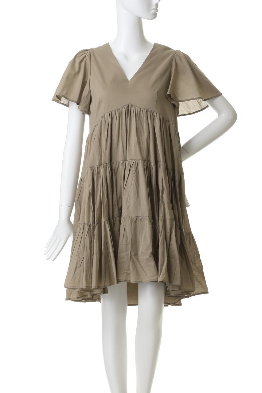 【マリハ/MARIHA】のエンジェルのミニドレス フレアスリーブ 人気、トレンドファッション・服の通販 founy(ファニー) 　ファッション　Fashion　レディースファッション　Fashion for Women　ワンピース　Dresses　フォーマル・パーティードレス・結婚式用ドレス　Elegant & Casual Dresses　チュニック　Tunic Tops & Dresses　スタイリッシュ　Stylish, Fashionable　スリーブ　Sleeve, Long Sleeve / Short Sleeve　チュニック　Tunic, Long Top　ティアードスカート　Tiered Skirt, Flounced Skirt　ドレス　Dress, One-Piece　パーティ　Party, Party Style　フレア　Flare, Flared　モダン　Modern, Contemporary　今季　This Season, Current Season　新作・新入荷　New Arrivals / New In　other-2|ID: prp329100004922153 ipo3291000000036932476