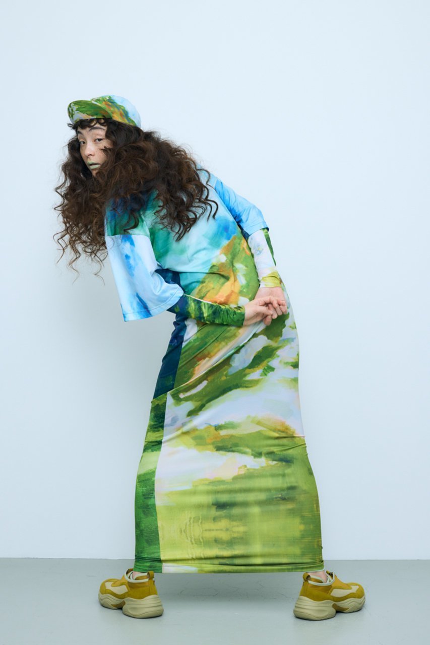 【ナゴンスタンス/nagonstans】のdress 人気、トレンドファッション・服の通販 founy(ファニー) 　ファッション　Fashion　レディースファッション　Fashion for Women　ワンピース　Dresses　フォーマル・パーティードレス・結婚式用ドレス　Elegant & Casual Dresses　チュニック　Tunic Tops & Dresses　なめらか　Smooth, Silky Texture　シンプル　Simple, Minimal　チュニック　Tunic, Long Top　プリント　Print, Printed Pattern　リゾート　Resort, Vacation Style　リラックス　Relax, Relaxed Fit　ロング　Long, Long-Length　ワーク　Workwear, Utility Style　新作・新入荷　New Arrivals / New In　other-6|ID: prp329100004922160 ipo3291000000036932553