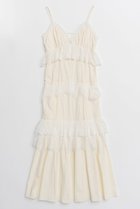 【メゾンスペシャル/MAISON SPECIAL】のLace Tiered Cami Dress/レースティアードキャミワンピース O.WHT(オフホワイト)|ID: prp329100004922162 ipo3291000000036932562