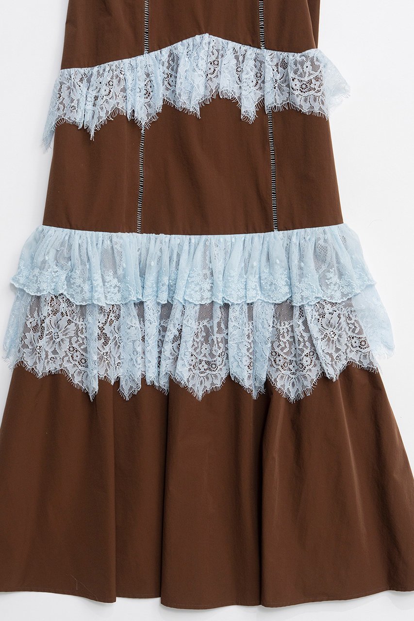 【メゾンスペシャル/MAISON SPECIAL】のLace Tiered Cami Dress/レースティアードキャミワンピース 人気、トレンドファッション・服の通販 founy(ファニー) 　ファッション　Fashion　レディースファッション　Fashion for Women　ワンピース　Dresses　フォーマル・パーティードレス・結婚式用ドレス　Elegant & Casual Dresses　キャミソールワンピース　Camisole Dresses　チュニック　Tunic Tops & Dresses　おすすめ　Recommended / Our Picks　タンク　Tank Top, Sleeveless Top　ダウン　Down, Puffer　チュニック　Tunic, Long Top　ドッキング　Docking, Mixed Material　レース　Lace, Lace Fabric　ロング　Long, Long-Length　再入荷　Restock / Back in Stock　夏　Summer　other-3|ID: prp329100004922162 ipo3291000000036932570