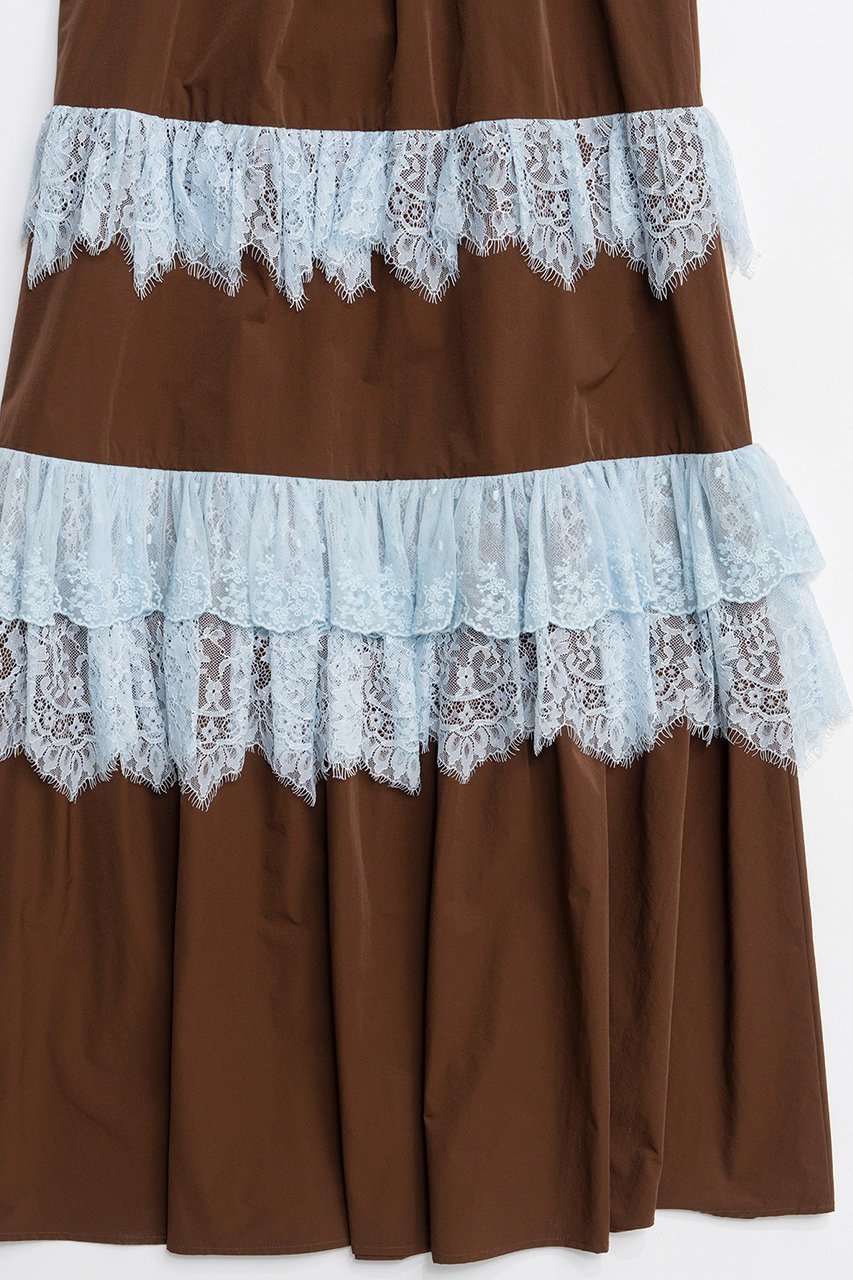 【メゾンスペシャル/MAISON SPECIAL】のLace Tiered Cami Dress/レースティアードキャミワンピース 人気、トレンドファッション・服の通販 founy(ファニー) 　ファッション　Fashion　レディースファッション　Fashion for Women　ワンピース　Dresses　フォーマル・パーティードレス・結婚式用ドレス　Elegant & Casual Dresses　キャミソールワンピース　Camisole Dresses　チュニック　Tunic Tops & Dresses　おすすめ　Recommended / Our Picks　タンク　Tank Top, Sleeveless Top　ダウン　Down, Puffer　チュニック　Tunic, Long Top　ドッキング　Docking, Mixed Material　レース　Lace, Lace Fabric　ロング　Long, Long-Length　再入荷　Restock / Back in Stock　夏　Summer　other-6|ID: prp329100004922162 ipo3291000000036932576