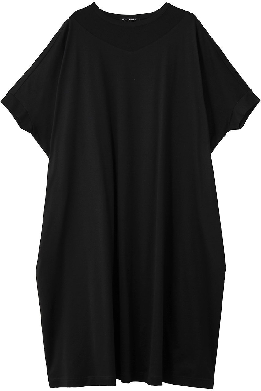 【ミズイロ インド/mizuiro ind】のtulle neck wide OP ワンピース インテリア・キッズ・メンズ・レディースファッション・服の通販 founy(ファニー) 　ファッション　Fashion　レディースファッション　Fashion for Women　ワンピース　Dresses　チュニック　Tunic Tops & Dresses　シアー　Sheer, See-Through　スリーブ　Sleeve, Long Sleeve / Short Sleeve　チュニック　Tunic, Long Top　チュール　Tulip, Tulip Motif　デコルテ　Décolleté, Neckline　ハーフ　Half, Half-Length　新作・新入荷　New Arrivals / New In　black|ID: prp329100004922167 ipo3291000000036932607