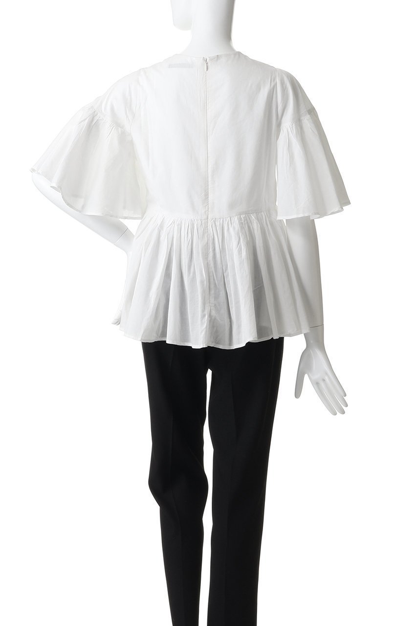 【マリハ/MARIHA】のフリージアのブラウス 人気、トレンドファッション・服の通販 founy(ファニー) 　ファッション　Fashion　レディースファッション　Fashion for Women　トップス・カットソー　Cut & Sew Tops　シャツ・ブラウス・オフィスカジュアル　Elegant Blouses & Button-Ups　ギャザー　Gathered, Ruffled　ショート　Short, Short Length　スリーブ　Sleeve, Long Sleeve / Short Sleeve　フォルム　Silhouette, Form　フレア　Flare, Flared　ペプラム　Peplum, Flared Hem　ラウンド　Round, Round Neck　新作・新入荷　New Arrivals / New In　春　Spring　other-4|ID: prp329100004922177 ipo3291000000036932710