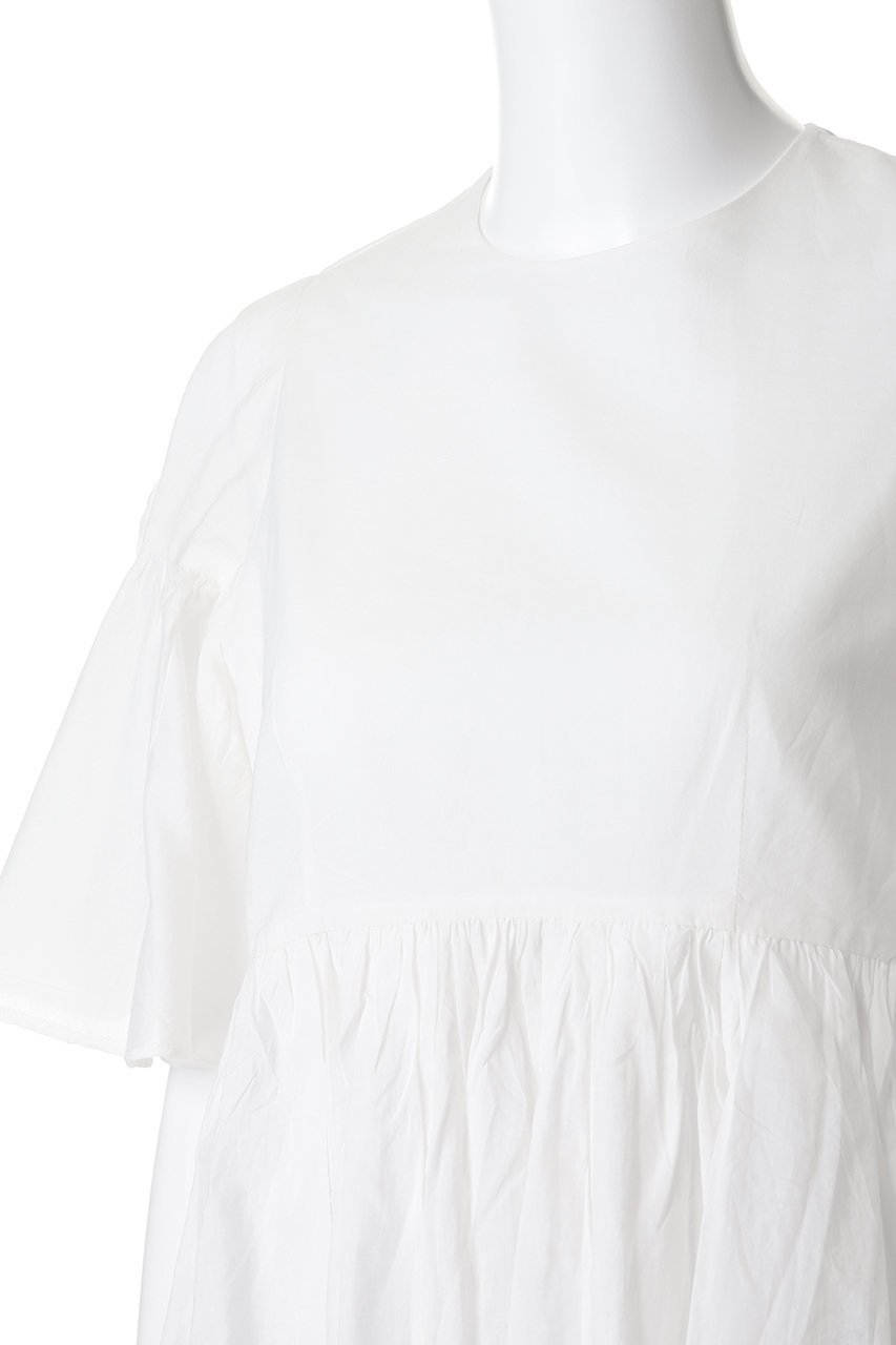 【マリハ/MARIHA】のフリージアのブラウス 人気、トレンドファッション・服の通販 founy(ファニー) 　ファッション　Fashion　レディースファッション　Fashion for Women　トップス・カットソー　Cut & Sew Tops　シャツ・ブラウス・オフィスカジュアル　Elegant Blouses & Button-Ups　ギャザー　Gathered, Ruffled　ショート　Short, Short Length　スリーブ　Sleeve, Long Sleeve / Short Sleeve　フォルム　Silhouette, Form　フレア　Flare, Flared　ペプラム　Peplum, Flared Hem　ラウンド　Round, Round Neck　新作・新入荷　New Arrivals / New In　春　Spring　other-5|ID: prp329100004922177 ipo3291000000036932712