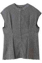 【アンクレイヴ/uncrave】のギンガムチェック ジレブラウス 人気、トレンドファッション・服の通販 founy(ファニー) ファッション Fashion レディースファッション Fashion for Women アウター Coat / Outerwear Collection トップス・カットソー Cut & Sew Tops シャツ・ブラウス・オフィスカジュアル Elegant Blouses & Button-Ups ベスト&ジレ / 重ね着スタイル Vests & Gilets ギンガム Gingham, Gingham Fabric ショート Short, Short Length ストレッチ Stretch, Stretchy Fabric スリーブ Sleeve, Long Sleeve / Short Sleeve チェック Check, Plaid, Tartan パターン Pattern, Design Print フレンチ French, French Style ペプラム Peplum, Flared Hem モダン Modern, Contemporary ワイド Wide, Wide Fit 新作・新入荷 New Arrivals / New In 軽量 Lightweight, Ultra Light thumbnail ブラック×ホワイト|ID: prp329100004922180 ipo3291000000036932739