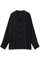 【アンクレイヴ/uncrave】の【UNISEX】リヨセルシルクローン シャツ ブラック|ID: prp329100004922185 ipo3291000000036932778