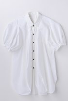 【エンフォルド/ENFOLD】のPUFF SHIRT 人気、トレンドファッション・服の通販 founy(ファニー) ファッション Fashion レディースファッション Fashion for Women トップス・カットソー Cut & Sew Tops シャツ・ブラウス・オフィスカジュアル Elegant Blouses & Button-Ups ショート Short, Short Length スリーブ Sleeve, Long Sleeve / Short Sleeve センター Center, Center Line バランス Balance, Style Balance フロント Front, Front Design ブロード Broadcloth, Fine Cotton 再入荷 Restock / Back in Stock thumbnail ホワイト|ID: prp329100004922197 ipo3291000000036932834