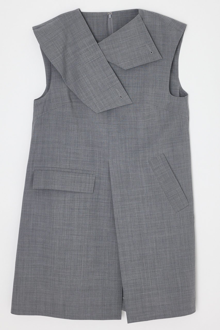 【エンフォルド/ENFOLD】のTAILORED LONG PULLOVER インテリア・キッズ・メンズ・レディースファッション・服の通販 founy(ファニー) 　ファッション　Fashion　レディースファッション　Fashion for Women　トップス・カットソー　Cut & Sew Tops　シャツ・ブラウス・オフィスカジュアル　Elegant Blouses & Button-Ups　カジュアルプルオーバー・ニットトップス　Pullovers & Knit Tops / Casual Pullovers　インナー　Innerwear　ショート　Short, Short Length　ストレッチ　Stretch, Stretchy Fabric　ストレート　Straight, Straight Cut　スマート　Smart, Elegant　スリーブ　Sleeve, Long Sleeve / Short Sleeve　セットアップ　Set-Up, Coordinated Outfit　ベスト　Vest, Waistcoat　ロング　Long, Long-Length　ワイド　Wide, Wide Fit　再入荷　Restock / Back in Stock　トップグレー|ID: prp329100004922200 ipo3291000000036932850