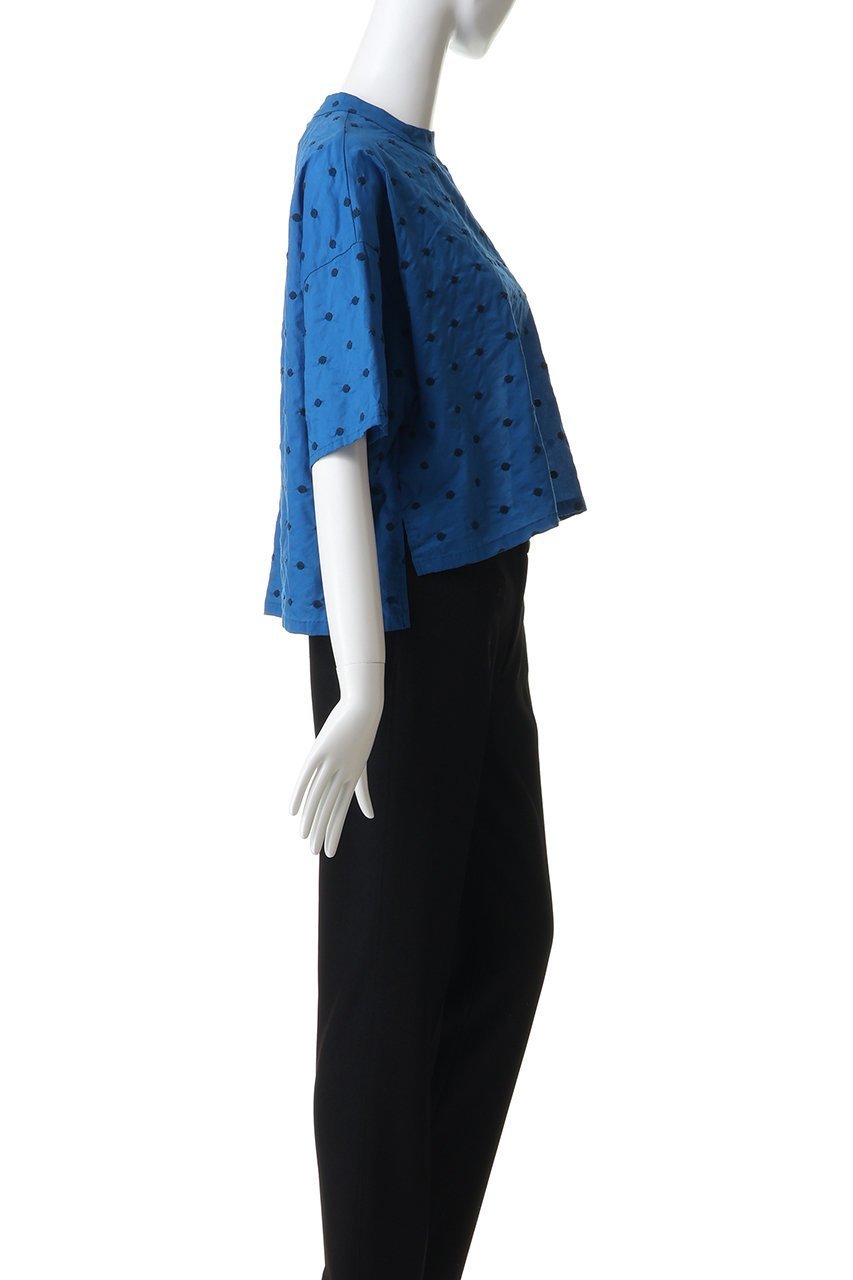 【ミディウミ/MidiUmi】のdots wide shirt PO プルオーバー 人気、トレンドファッション・服の通販 founy(ファニー) 　ファッション　Fashion　レディースファッション　Fashion for Women　トップス・カットソー　Cut & Sew Tops　シャツ・ブラウス・オフィスカジュアル　Elegant Blouses & Button-Ups　カジュアルプルオーバー・ニットトップス　Pullovers & Knit Tops / Casual Pullovers　ショート　Short, Short Length　シンプル　Simple, Minimal　スリーブ　Sleeve, Long Sleeve / Short Sleeve　トレンド　Trend, Trending Now　ドット　Polka Dot, Dot Pattern　フェミニン　Feminine, Girly　ヘムライン　Hemline, Bottom Cut　ボトム　Bottoms, Lower Wear　ワイド　Wide, Wide Fit　エレガント 上品　Elegant　新作・新入荷　New Arrivals / New In　other-3|ID: prp329100004922201 ipo3291000000036932860