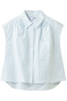 【スリー ドッツ/three dots】のミニストライプ フレンチシャツ 人気、トレンドファッション・服の通販 founy(ファニー) ファッション Fashion レディースファッション Fashion for Women トップス・カットソー Cut & Sew Tops シャツ・ブラウス・オフィスカジュアル Elegant Blouses & Button-Ups ショート Short, Short Length ストライプ Stripe, Striped Pattern スラックス Slacks, Dress Pants スリーブ Sleeve, Long Sleeve / Short Sleeve デニム Denim, Jeans Material フレンチ French, French Style ボックス Boxy, Box Shape 新作・新入荷 New Arrivals / New In thumbnail ブルー|ID: prp329100004922204 ipo3291000000036932870