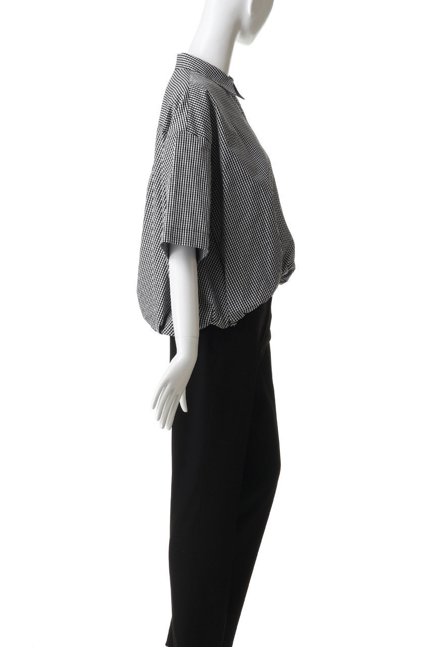 【ミズイロ インド/mizuiro ind】のstripe half slv ballon shirt シャツ 人気、トレンドファッション・服の通販 founy(ファニー) 　ファッション　Fashion　レディースファッション　Fashion for Women　トップス・カットソー　Cut & Sew Tops　シャツ・ブラウス・オフィスカジュアル　Elegant Blouses & Button-Ups　ショート　Short, Short Length　スリーブ　Sleeve, Long Sleeve / Short Sleeve　トレンド　Trend, Trending Now　バルーン　Balloon, Balloon Silhouette　フロント　Front, Front Design　夏　Summer　新作・新入荷　New Arrivals / New In　春　Spring　S/S・春夏　SS, Spring/Summer, Warm Season　other-3|ID: prp329100004922206 ipo3291000000036932892