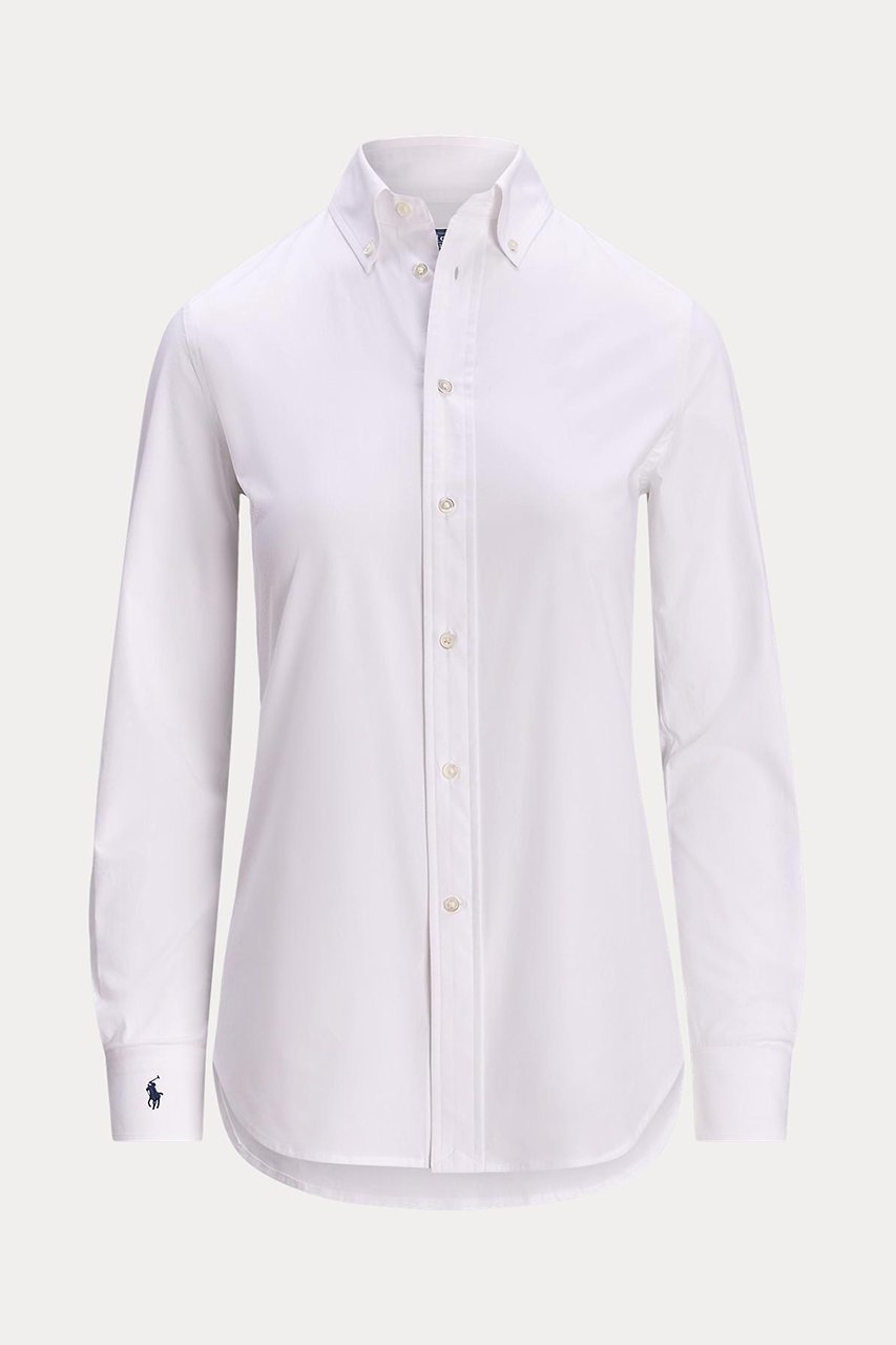 【ラルフローレン/RALPH LAUREN】の【POLO RALPH LAUREN】スリム フィット ストレッチ ポプリン シャツ 人気、トレンドファッション・服の通販 founy(ファニー) 　ファッション　Fashion　レディースファッション　Fashion for Women　トップス・カットソー　Cut & Sew Tops　シャツ・ブラウス・オフィスカジュアル　Elegant Blouses & Button-Ups　ストレッチ　Stretch, Stretchy Fabric　スリム　Slim, Slim Fit　スリーブ　Sleeve, Long Sleeve / Short Sleeve　フィット　Fit, Slim Fit　ロング　Long, Long-Length　エレガント 上品　Elegant　定番　Standard, Basic Item　新作・新入荷　New Arrivals / New In　 other-1|ID: prp329100004922209 ipo3291000000036932932