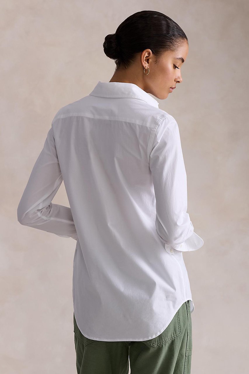 【ラルフローレン/RALPH LAUREN】の【POLO RALPH LAUREN】スリム フィット ストレッチ ポプリン シャツ 人気、トレンドファッション・服の通販 founy(ファニー) 　ファッション　Fashion　レディースファッション　Fashion for Women　トップス・カットソー　Cut & Sew Tops　シャツ・ブラウス・オフィスカジュアル　Elegant Blouses & Button-Ups　ストレッチ　Stretch, Stretchy Fabric　スリム　Slim, Slim Fit　スリーブ　Sleeve, Long Sleeve / Short Sleeve　フィット　Fit, Slim Fit　ロング　Long, Long-Length　エレガント 上品　Elegant　定番　Standard, Basic Item　新作・新入荷　New Arrivals / New In　other-4|ID: prp329100004922209 ipo3291000000036932941