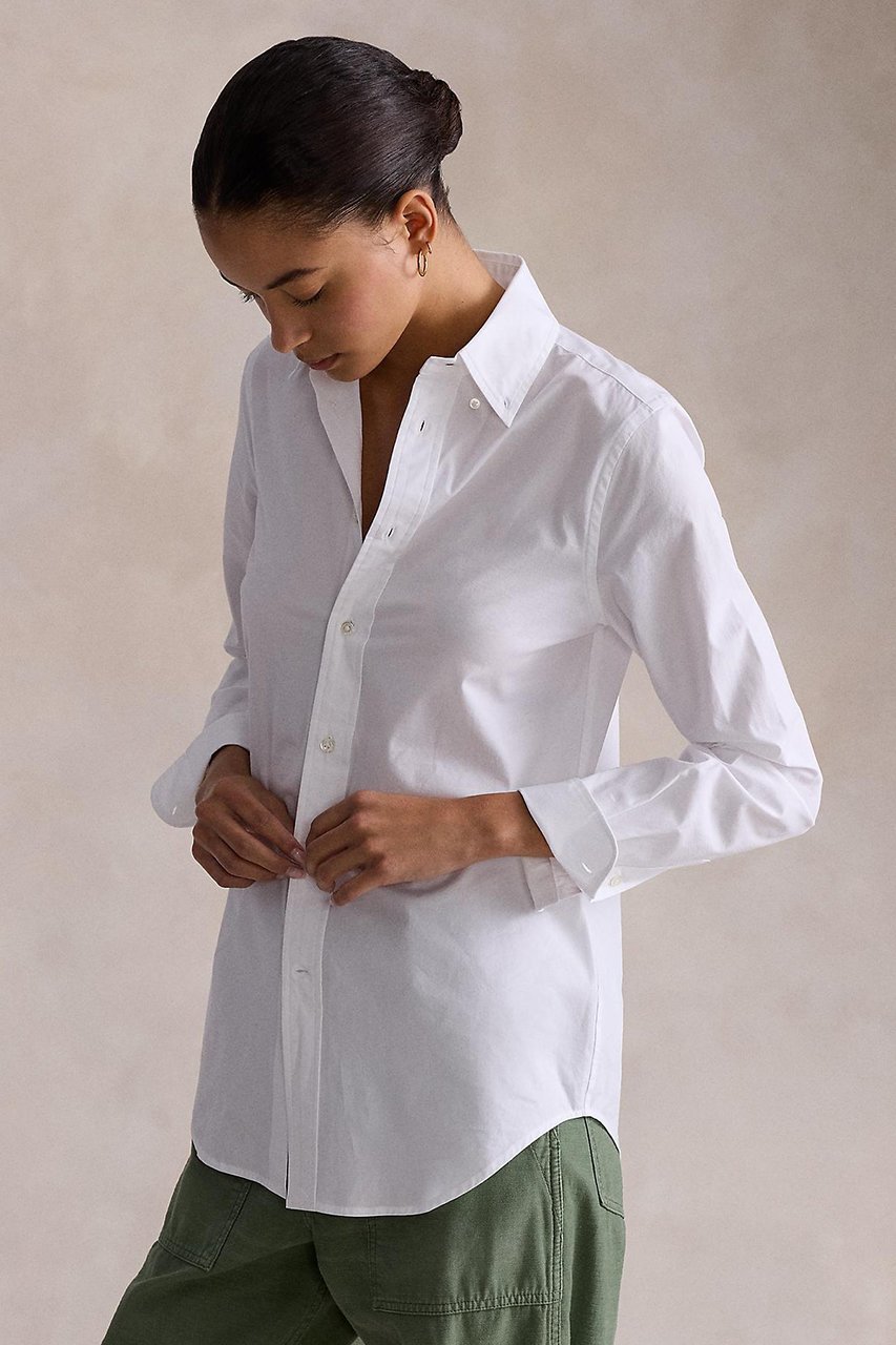 【ラルフローレン/RALPH LAUREN】の【POLO RALPH LAUREN】スリム フィット ストレッチ ポプリン シャツ 人気、トレンドファッション・服の通販 founy(ファニー) 　ファッション　Fashion　レディースファッション　Fashion for Women　トップス・カットソー　Cut & Sew Tops　シャツ・ブラウス・オフィスカジュアル　Elegant Blouses & Button-Ups　ストレッチ　Stretch, Stretchy Fabric　スリム　Slim, Slim Fit　スリーブ　Sleeve, Long Sleeve / Short Sleeve　フィット　Fit, Slim Fit　ロング　Long, Long-Length　エレガント 上品　Elegant　定番　Standard, Basic Item　新作・新入荷　New Arrivals / New In　other-5|ID: prp329100004922209 ipo3291000000036932944