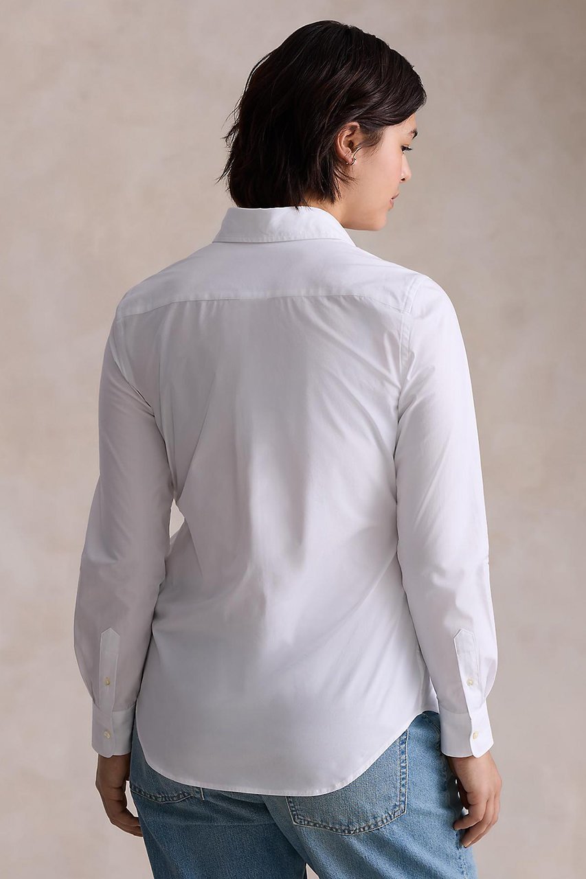 【ラルフローレン/RALPH LAUREN】の【POLO RALPH LAUREN】スリム フィット ストレッチ ポプリン シャツ 人気、トレンドファッション・服の通販 founy(ファニー) 　ファッション　Fashion　レディースファッション　Fashion for Women　トップス・カットソー　Cut & Sew Tops　シャツ・ブラウス・オフィスカジュアル　Elegant Blouses & Button-Ups　ストレッチ　Stretch, Stretchy Fabric　スリム　Slim, Slim Fit　スリーブ　Sleeve, Long Sleeve / Short Sleeve　フィット　Fit, Slim Fit　ロング　Long, Long-Length　エレガント 上品　Elegant　定番　Standard, Basic Item　新作・新入荷　New Arrivals / New In　other-7|ID: prp329100004922209 ipo3291000000036932949