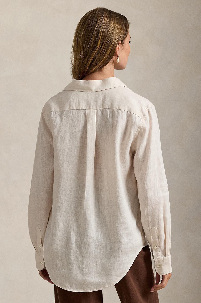 【ラルフローレン/RALPH LAUREN】の【POLO RALPH LAUREN】クラシック フィット リネン シャツ 人気、トレンドファッション・服の通販 founy(ファニー) 　ファッション　Fashion　レディースファッション　Fashion for Women　トップス・カットソー　Cut & Sew Tops　シャツ・ブラウス・オフィスカジュアル　Elegant Blouses & Button-Ups　クラシック　Classic, Timeless Style　ストレート　Straight, Straight Cut　スリーブ　Sleeve, Long Sleeve / Short Sleeve　フィット　Fit, Slim Fit　リネン　Linen, Linen Fabric　ロング　Long, Long-Length　エレガント 上品　Elegant　新作・新入荷　New Arrivals / New In　other-4|ID: prp329100004922210 ipo3291000000036932963