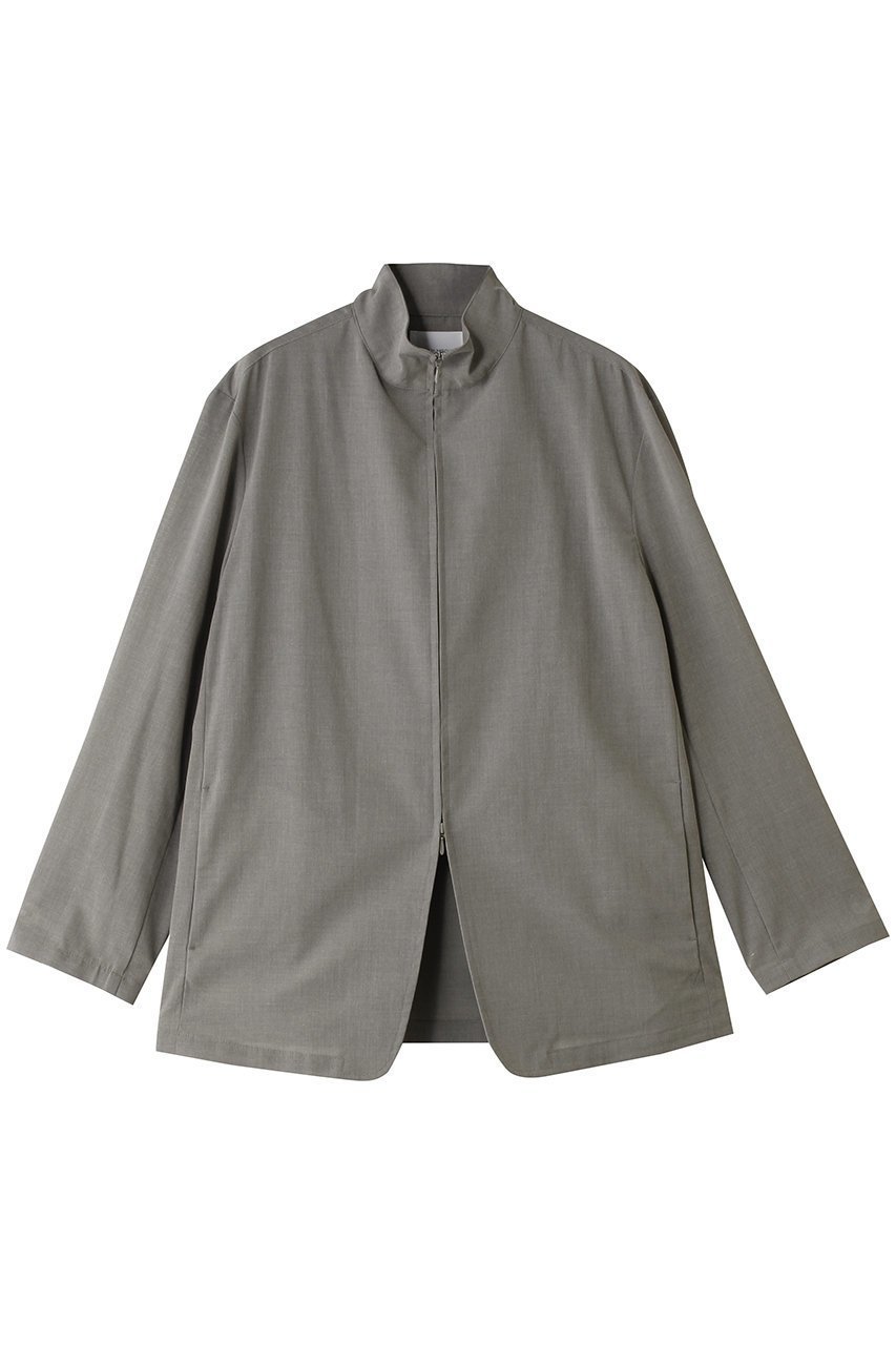 【ミディウミソリッド/MIDIUMISOLID】のsheer zip JK ジャケット インテリア・キッズ・メンズ・レディースファッション・服の通販 founy(ファニー) 　ファッション　Fashion　レディースファッション　Fashion for Women　アウター　Coat / Outerwear Collection　レディースジャケット・軽アウター　Jackets　おすすめ　Recommended / Our Picks　クラシック　Classic, Timeless Style　クール　Cool, Chic　ジップ　Zip, Zipper　ジャケット　Jacket, Outerwear　スタンド　Stand Collar, Upright Stand　スリット　Slit, Slit Detail　ブルゾン　Blouson, Bomber Jacket　新作・新入荷　New Arrivals / New In　gray|ID: prp329100004922213 ipo3291000000036932984