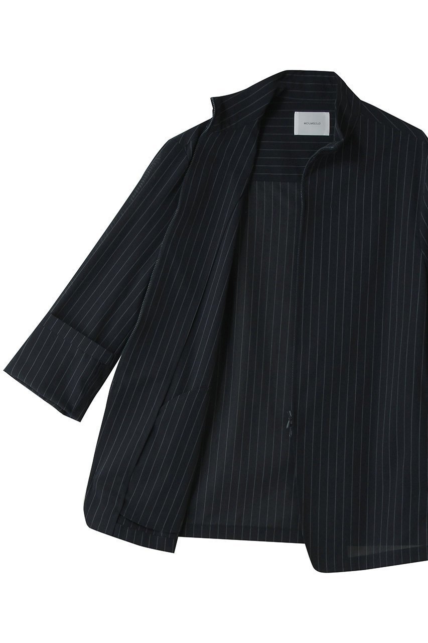 【ミディウミソリッド/MIDIUMISOLID】のsheer zip JK ジャケット 人気、トレンドファッション・服の通販 founy(ファニー) 　ファッション　Fashion　レディースファッション　Fashion for Women　アウター　Coat / Outerwear Collection　レディースジャケット・軽アウター　Jackets　おすすめ　Recommended / Our Picks　クラシック　Classic, Timeless Style　クール　Cool, Chic　ジップ　Zip, Zipper　ジャケット　Jacket, Outerwear　スタンド　Stand Collar, Upright Stand　スリット　Slit, Slit Detail　ブルゾン　Blouson, Bomber Jacket　新作・新入荷　New Arrivals / New In　other-6|ID: prp329100004922213 ipo3291000000036932994