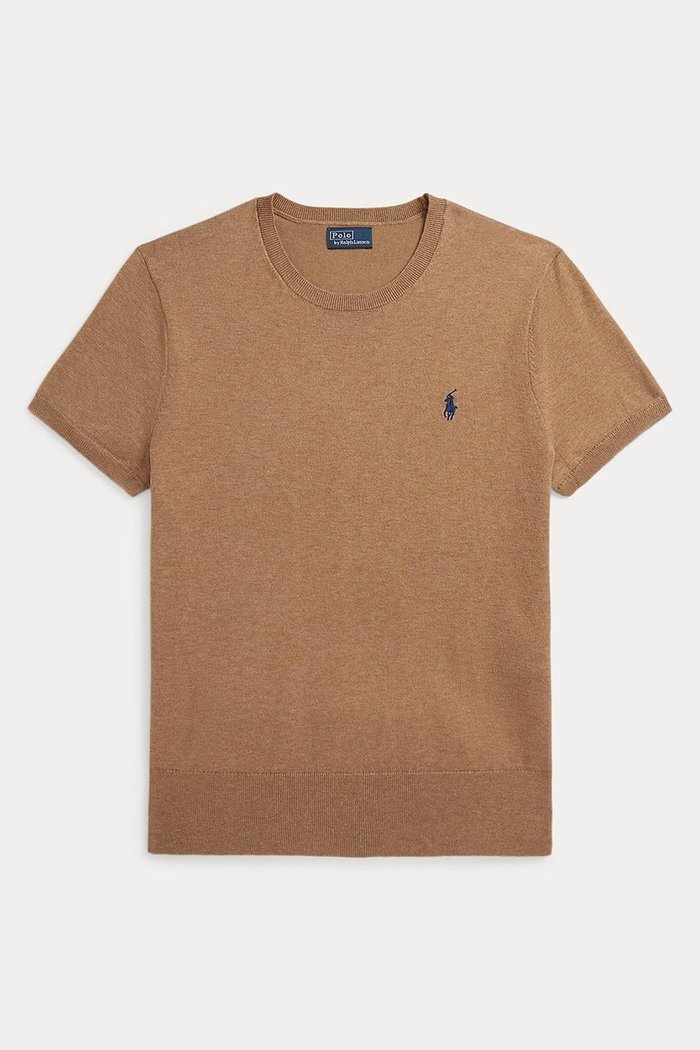 【ラルフローレン/RALPH LAUREN】の【POLO RALPH LAUREN】ショートスリーブ クルーネック セーター インテリア・キッズ・メンズ・レディースファッション・服の通販 founy(ファニー) https://founy.com/ ファッション Fashion レディースファッション Fashion for Women トップス・カットソー Cut & Sew Tops ニット Knit Tops & Sweaters カジュアルプルオーバー・ニットトップス Pullovers & Knit Tops / Casual Pullovers カフス Cuff Design ショート Short, Short Length スリム Slim, Slim Fit スリーブ Sleeve, Long Sleeve / Short Sleeve セーター Sweater, Knitwear バランス Balance, Style Balance フィット Fit, Slim Fit エレガント 上品 Elegant 半袖 Short Sleeve, Half Sleeve 新作・新入荷 New Arrivals / New In |ID: prp329100004922220 ipo3291000000036933028