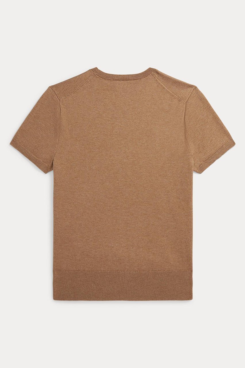 【ラルフローレン/RALPH LAUREN】の【POLO RALPH LAUREN】ショートスリーブ クルーネック セーター 人気、トレンドファッション・服の通販 founy(ファニー) ファッション Fashion レディースファッション Fashion for Women トップス・カットソー Cut & Sew Tops ニット Knit Tops & Sweaters カジュアルプルオーバー・ニットトップス Pullovers & Knit Tops / Casual Pullovers カフス Cuff Design ショート Short, Short Length スリム Slim, Slim Fit スリーブ Sleeve, Long Sleeve / Short Sleeve セーター Sweater, Knitwear バランス Balance, Style Balance フィット Fit, Slim Fit エレガント 上品 Elegant 半袖 Short Sleeve, Half Sleeve 新作・新入荷 New Arrivals / New In other-2|ID: prp329100004922220 ipo3291000000036933032