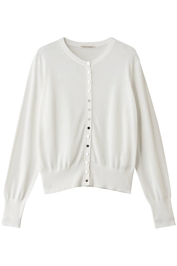 【デザイン ワークス/DESIGN WORKS】のシルク混べーシックショートカーディガン インテリア・キッズ・メンズ・レディースファッション・服の通販 founy(ファニー) https://founy.com/ ファッション Fashion レディースファッション Fashion for Women トップス・カットソー Cut & Sew Tops ニット Knit Tops & Sweaters カーディガン・羽織り Layered Style Cardigans おすすめ Recommended / Our Picks アンサンブル Ensemble Set カーディガン Cardigan, Knitwear コンパクト Compact, Small Size ショート Short, Short Length シルク Silk, 100% Silk ベーシック Basic, Essential ボトム Bottoms, Lower Wear 夏 Summer 春 Spring |ID: prp329100004922221 ipo3291000000036933035