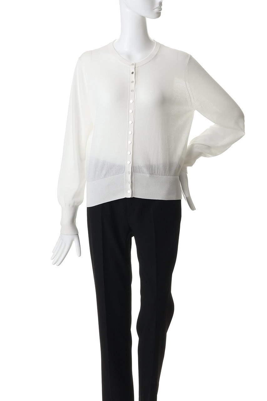 【デザイン ワークス/DESIGN WORKS】のシルク混べーシックショートカーディガン 人気、トレンドファッション・服の通販 founy(ファニー) 　ファッション　Fashion　レディースファッション　Fashion for Women　トップス・カットソー　Cut & Sew Tops　ニット　Knit Tops & Sweaters　カーディガン・羽織り　Layered Style Cardigans　おすすめ　Recommended / Our Picks　アンサンブル　Ensemble Set　カーディガン　Cardigan, Knitwear　コンパクト　Compact, Small Size　ショート　Short, Short Length　シルク　Silk, 100% Silk　ベーシック　Basic, Essential　ボトム　Bottoms, Lower Wear　夏　Summer　新作・新入荷　New Arrivals / New In　春　Spring　other-2|ID: prp329100004922221 ipo3291000000036933042