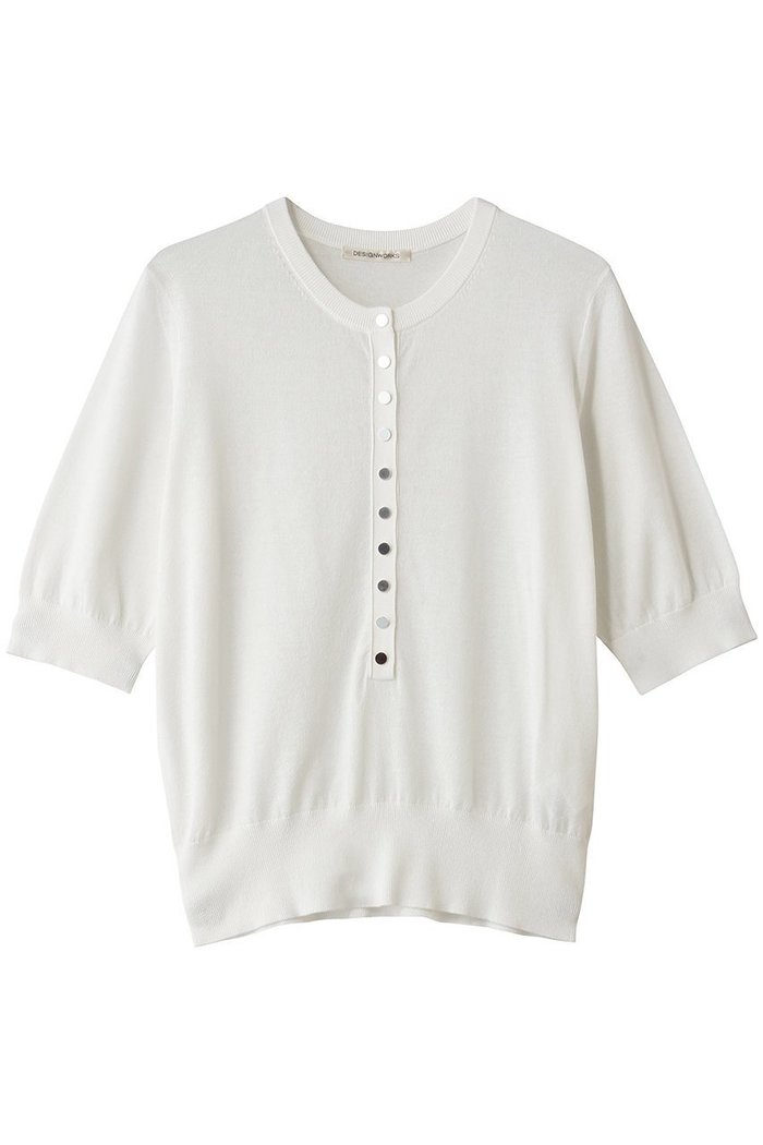 【デザイン ワークス/DESIGN WORKS】のシルク混ベーシックヘンリーネックプルオーバー インテリア・キッズ・メンズ・レディースファッション・服の通販 founy(ファニー) https://founy.com/ ファッション Fashion レディースファッション Fashion for Women トップス・カットソー Cut & Sew Tops ニット Knit Tops & Sweaters カジュアルプルオーバー・ニットトップス Pullovers & Knit Tops / Casual Pullovers アンサンブル Ensemble Set インナー Innerwear カーディガン Cardigan, Knitwear シルク Silk, 100% Silk シンプル Simple, Minimal ジャケット Jacket, Outerwear ブルゾン Blouson, Bomber Jacket ベーシック Basic, Essential 夏 Summer 新作・新入荷 New Arrivals / New In 春 Spring |ID: prp329100004922224 ipo3291000000036933058