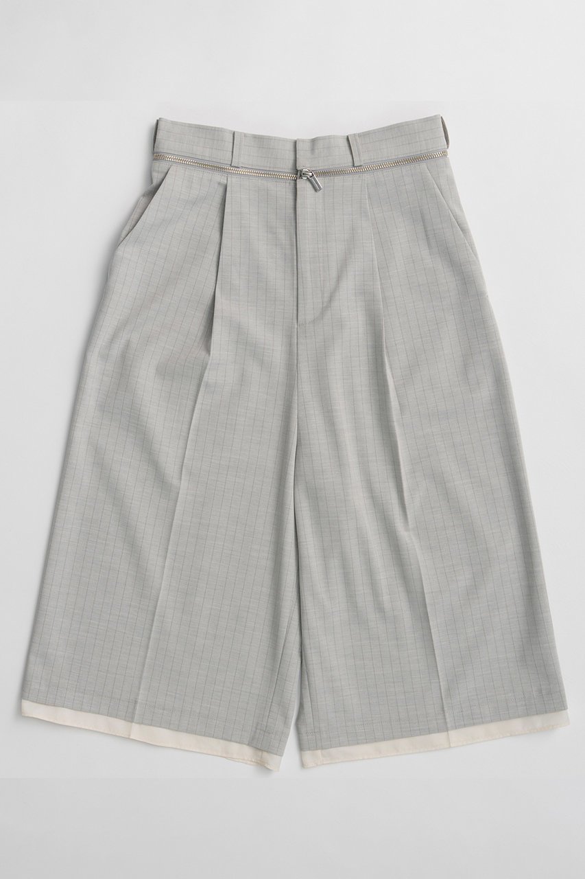 【メゾンスペシャル/MAISON SPECIAL】のTulle Layered Midi Pants/チュールレイヤードミモレパンツ 人気、トレンドファッション・服の通販 founy(ファニー) 　ファッション　Fashion　レディースファッション　Fashion for Women　パンツ　Pants & Trousers　おすすめ　Recommended / Our Picks　クラシック　Classic, Timeless Style　スラックス　Slacks, Dress Pants　チュール　Tulip, Tulip Motif　バランス　Balance, Style Balance　マニッシュ　Mannish, Boyish　メタル　Metal, Metal Parts　再入荷　Restock / Back in Stock　other-4|ID: prp329100004922230 ipo3291000000036933112