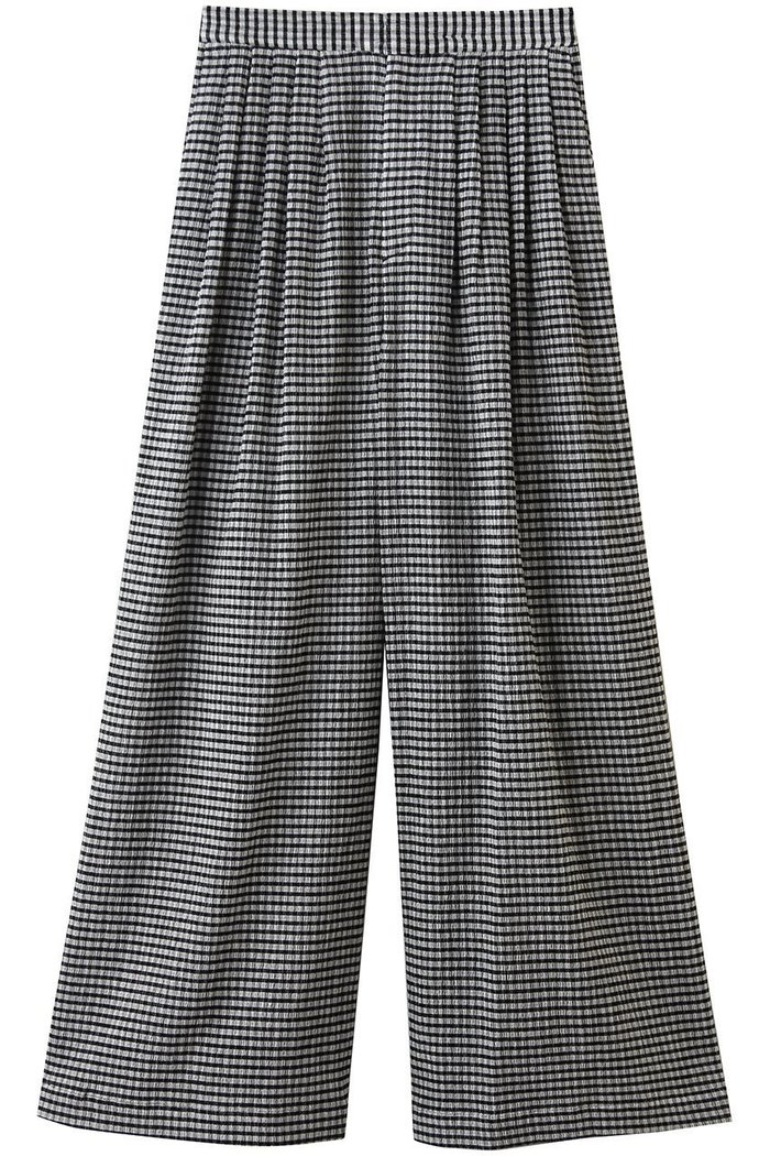 【アンクレイヴ/uncrave】のギンガムチェック ワイドパンツ インテリア・キッズ・メンズ・レディースファッション・服の通販 founy(ファニー) https://founy.com/ ファッション Fashion レディースファッション Fashion for Women パンツ Pants & Trousers ギンガム Gingham, Gingham Fabric ストレッチ Stretch, Stretchy Fabric チェック Check, Plaid, Tartan フロント Front, Front Design ワイド Wide, Wide Fit 再入荷 Restock / Back in Stock 夏 Summer 軽量 Lightweight, Ultra Light |ID: prp329100004922245 ipo3291000000036933210