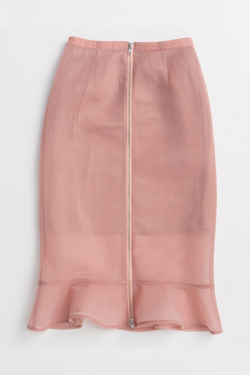 【メゾンスペシャル/MAISON SPECIAL】のSheer Bonded Ruffle Skirt/シアーダンボールラッフルスカート インテリア・キッズ・メンズ・レディースファッション・服の通販 founy(ファニー) ファッション Fashion レディースファッション Fashion for Women スカート Skirts ロングスカート Long Skirts / Maxi & Midi Skirts おすすめ Recommended / Our Picks インナー Innerwear センター Center, Center Line フレア Flare, Flared フロント Front, Front Design ラッフル Ruffle, Frill ロング Long, Long-Length 再入荷 Restock / Back in Stock PNK(ピンク)|ID: prp329100004922263 ipo3291000000036933344