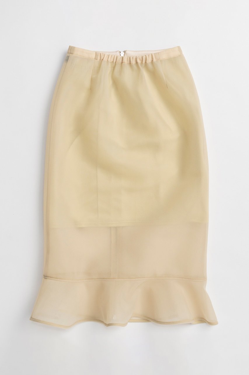 【メゾンスペシャル/MAISON SPECIAL】のSheer Bonded Ruffle Skirt/シアーダンボールラッフルスカート 人気、トレンドファッション・服の通販 founy(ファニー) ファッション Fashion レディースファッション Fashion for Women スカート Skirts ロングスカート Long Skirts / Maxi & Midi Skirts おすすめ Recommended / Our Picks インナー Innerwear センター Center, Center Line フレア Flare, Flared フロント Front, Front Design ラッフル Ruffle, Frill ロング Long, Long-Length 再入荷 Restock / Back in Stock other-2|ID: prp329100004922263 ipo3291000000036933348