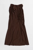【メゾンスペシャル/MAISON SPECIAL】のShirring Jersey Maxi Skirt/シャーリングカットマキシスカート BRN(ブラウン)|ID: prp329100004922266 ipo3291000000036933382
