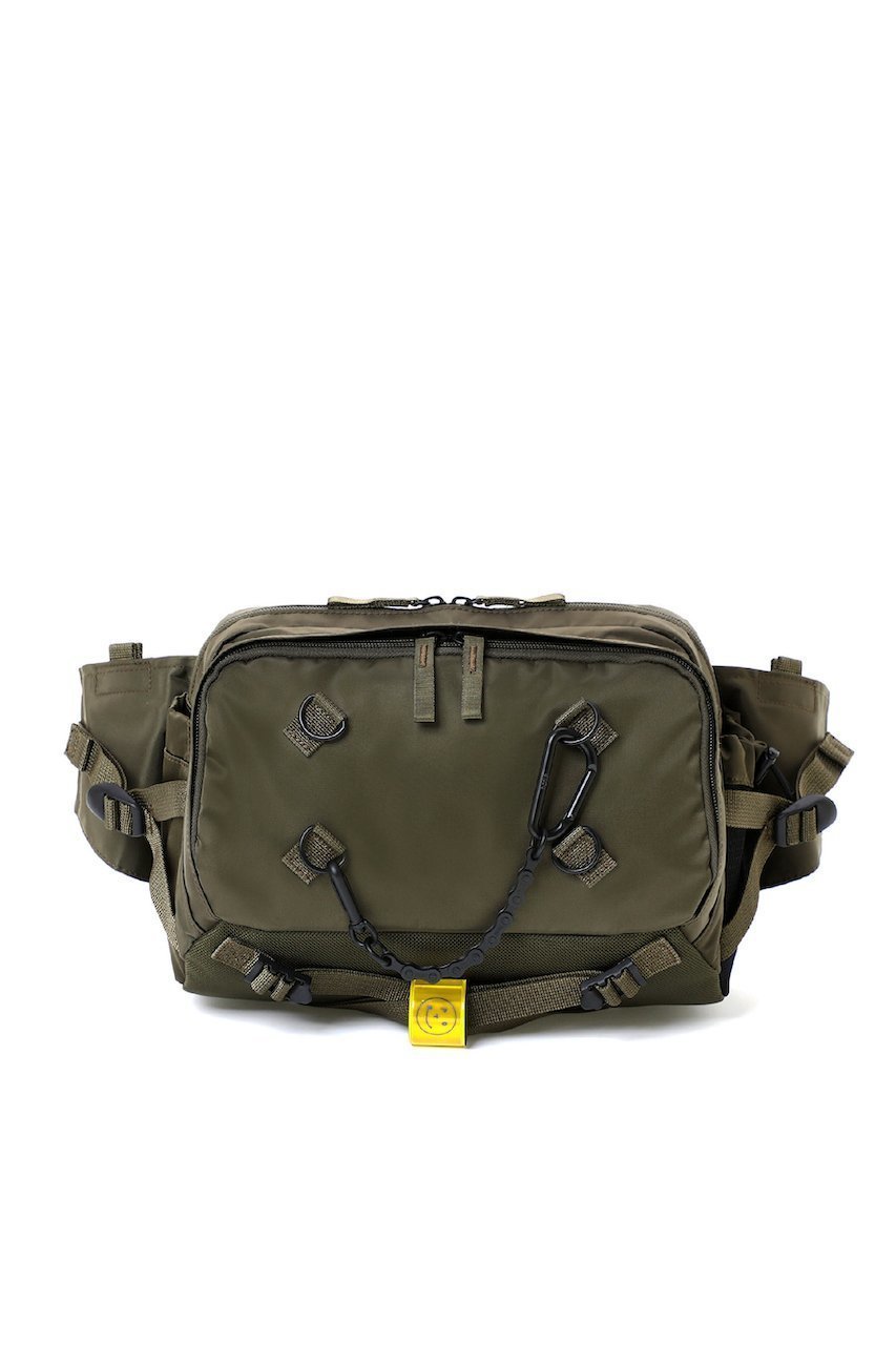 【ポーター ピーオーティーアール/PORTER POTR】の【POTR】RIDE/ライド ウエストバッグ インテリア・キッズ・メンズ・レディースファッション・服の通販 founy(ファニー) 　ファッション　Fashion　レディースファッション　Fashion for Women　バッグ　Bags　ポーチ&ミニバッグ　Pouches & Mini Bags　アクセサリー　Fashion Accessories　ウォレット　Wallet　クッション　Cushion, Throw Pillow　スマート　Smart, Elegant　チェーン　Chain, Chain Strap　ポケット　Pocket, Pocket Detail　メッシュ　Mesh, Net Fabric　ユニセックス　Unisex, Genderless　ランニング　Running, Running Wear, Activewear, Jogging　ループ　Loop, Loop Knit　オリーブグリーン|ID: prp329100004922329 ipo3291000000036933964