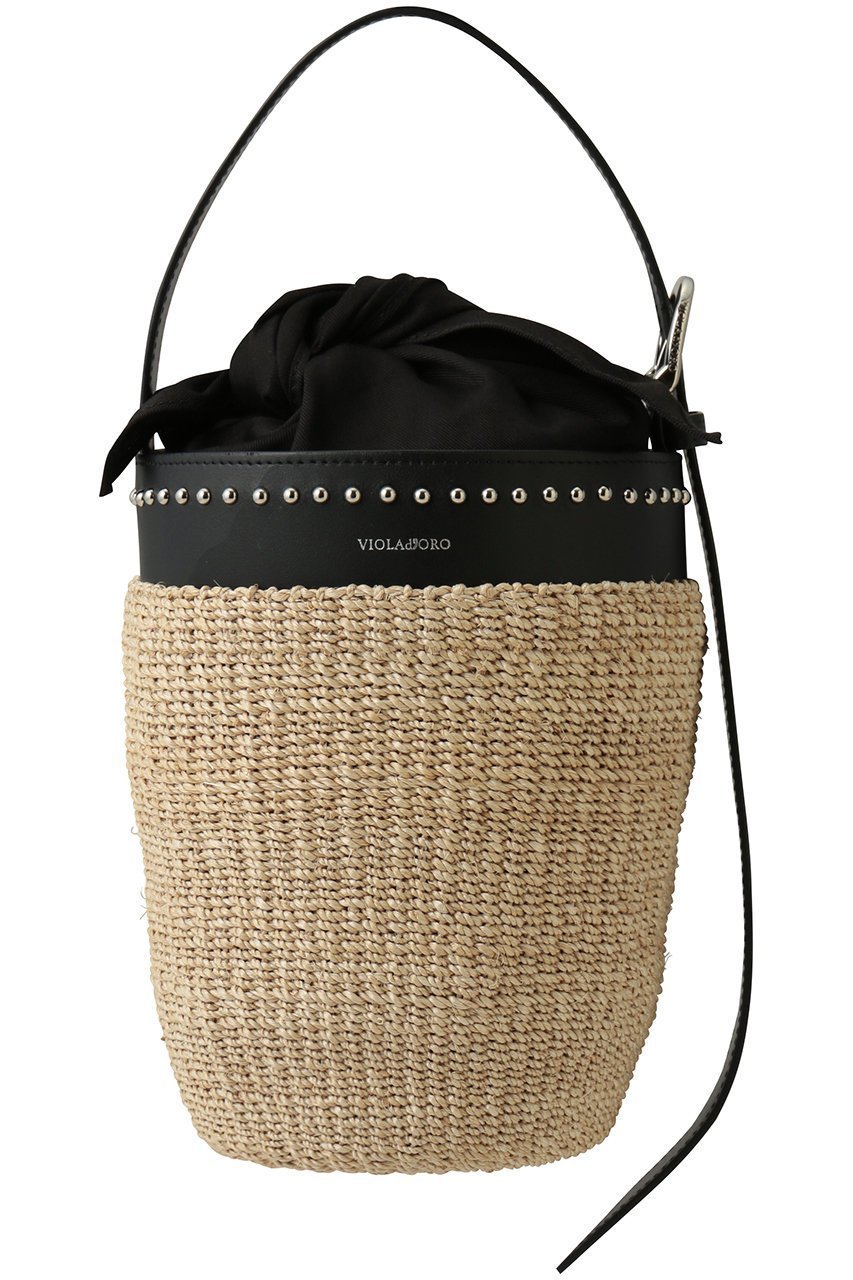 【アルアバイル/allureville】の【VIOLAd ORO】アバカバケットカゴバッグ インテリア・キッズ・メンズ・レディースファッション・服の通販 founy(ファニー) 　ファッション　Fashion　レディースファッション　Fashion for Women　バッグ　Bags　シルバー　Silver, Metallic Silver　ビジュー　Bijou, Jewel-like Accent　リゾート　Resort, Vacation Style　新作・新入荷　New Arrivals / New In　財布　Wallet, Purse　ブラック系|ID: prp329100004922372 ipo3291000000036934303