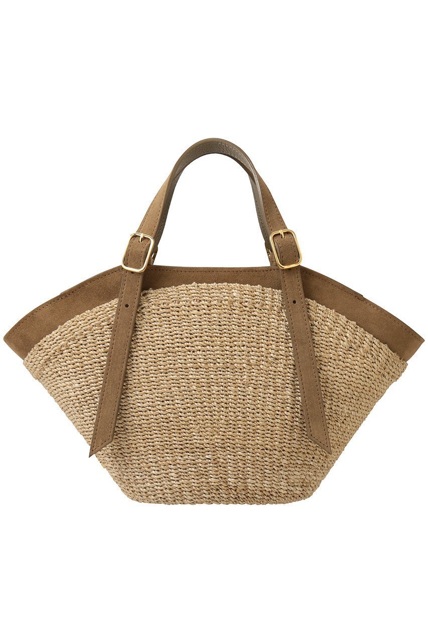 【アルアバイル/allureville】の【VIOLAd ORO】アバカスエードトリムカゴバッグ インテリア・キッズ・メンズ・レディースファッション・服の通販 founy(ファニー) 　ファッション　Fashion　レディースファッション　Fashion for Women　バッグ　Bags　フォルム　Silhouette, Form　ポーチ　Pouch, Small Case　エレガント 上品　Elegant　夏　Summer　新作・新入荷　New Arrivals / New In　春　Spring　S/S・春夏　SS, Spring/Summer, Warm Season　財布　Wallet, Purse　グレージュ|ID: prp329100004922374 ipo3291000000036934316