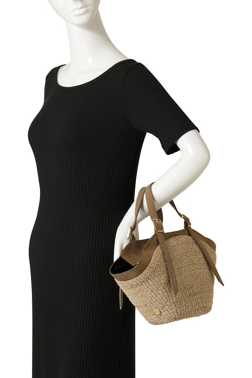 【アルアバイル/allureville】の【VIOLAd ORO】アバカスエードトリムカゴバッグ 人気、トレンドファッション・服の通販 founy(ファニー) 　ファッション　Fashion　レディースファッション　Fashion for Women　バッグ　Bags　フォルム　Silhouette, Form　ポーチ　Pouch, Small Case　エレガント 上品　Elegant　夏　Summer　新作・新入荷　New Arrivals / New In　春　Spring　S/S・春夏　SS, Spring/Summer, Warm Season　財布　Wallet, Purse　other-2|ID: prp329100004922374 ipo3291000000036934317