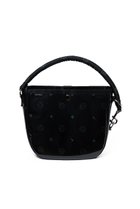 【ポーター ピーオーティーアール/PORTER POTR】の【POTR】GLOSS/グロス ラウンドバッグ ブラック/ターコイズ|ID: prp329100004922385 ipo3291000000036934400