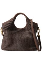 【ヴィオラドーロ/VIOLAd'ORO】のSANDRO ラフィア調2wayハンドバッグ 人気、トレンドファッション・服の通販 founy(ファニー) ファッション Fashion レディースファッション Fashion for Women バッグ Bags ラフィア Raffia, Natural Straw エレガント 上品 Elegant 夏 Summer 新作・新入荷 New Arrivals / New In 春 Spring S/S・春夏 SS, Spring/Summer, Warm Season thumbnail ブラウン×ブラウン|ID: prp329100004922414 ipo3291000000036934596