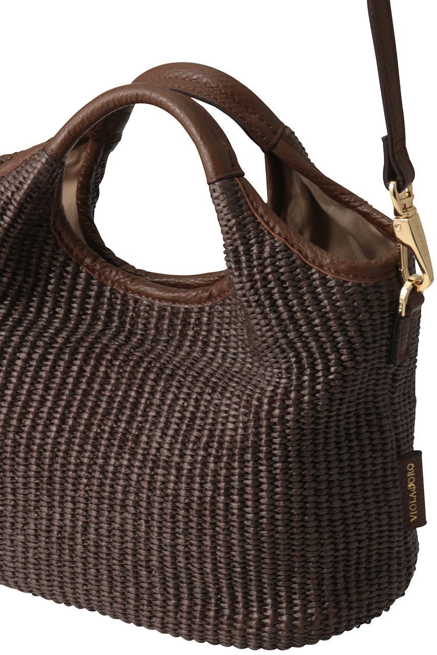 【ヴィオラドーロ/VIOLAd'ORO】のSANDRO ラフィア調2wayハンドバッグ 人気、トレンドファッション・服の通販 founy(ファニー) 　ファッション　Fashion　レディースファッション　Fashion for Women　バッグ　Bags　ラフィア　Raffia, Natural Straw　エレガント 上品　Elegant　夏　Summer　新作・新入荷　New Arrivals / New In　春　Spring　S/S・春夏　SS, Spring/Summer, Warm Season　other-4|ID: prp329100004922414 ipo3291000000036934602