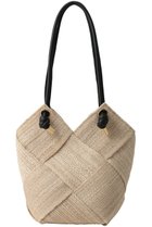 【ヴィオラドーロ/VIOLAd'ORO】のMIRO アバカメッシュショルダートート ナチュラル×ブラック|ID:prp329100004922417