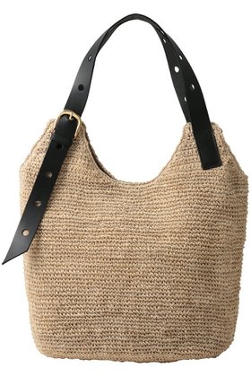 【ヴィオラドーロ/VIOLAd'ORO】のSANDRO アバカショルダートート 人気、トレンドファッション・服の通販 founy(ファニー) ファッション Fashion レディースファッション Fashion for Women バッグ Bags コンビ Combo, Combination Style 夏 Summer 新作・新入荷 New Arrivals / New In 春 Spring S/S・春夏 SS, Spring/Summer, Warm Season |ID:prp329100004922422