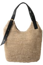 【ヴィオラドーロ/VIOLAd'ORO】のSANDRO アバカショルダートート ナチュラル×ブラック|ID:prp329100004922422