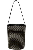 【ザ ロウ/THE ROW】のSMALL N/S BEAU RAFFIA TOTE ブラック×ナチュラル|ID:prp329100004922468