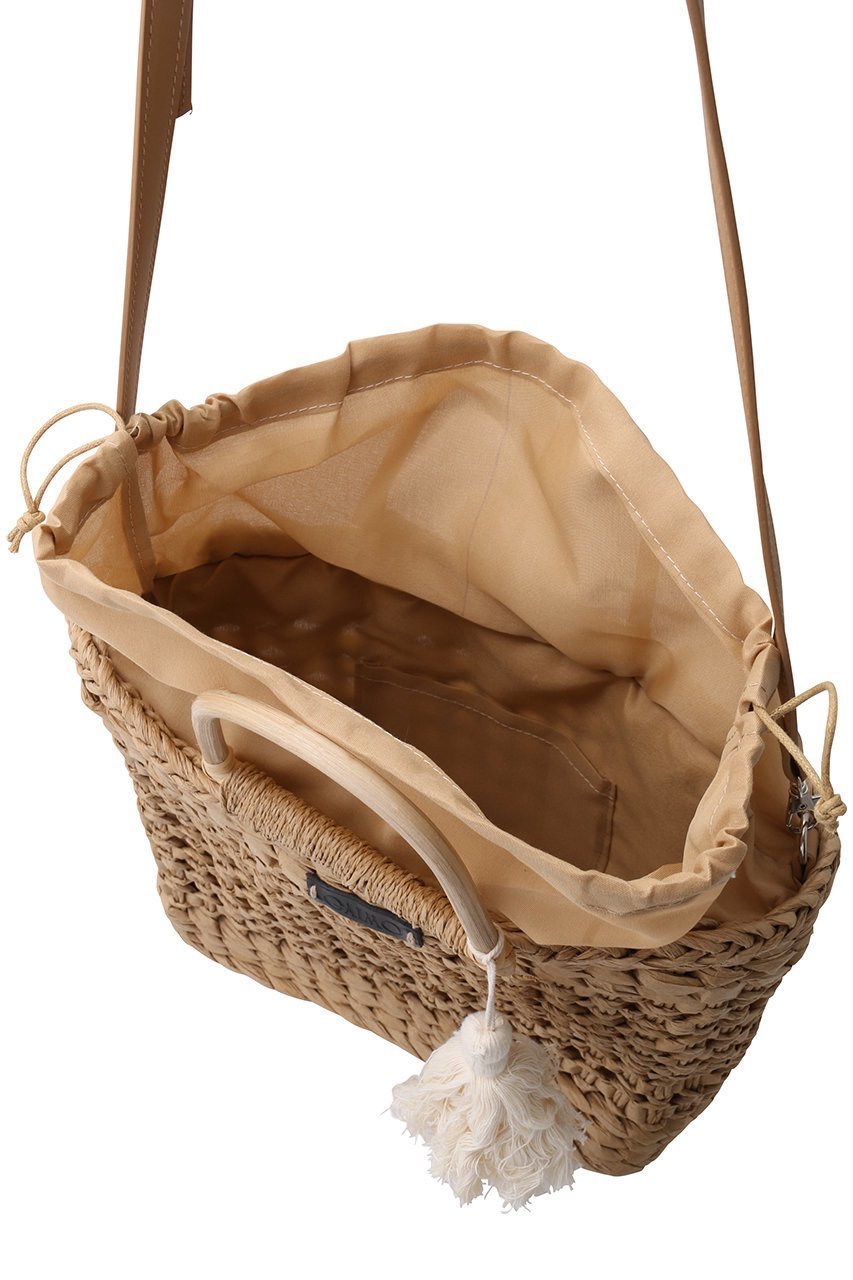 【エスメラルダ/Esmeralda】の【GAIMO】ウッドハンドルラフィアバッグ/HARO 人気、トレンドファッション・服の通販 founy(ファニー) 　ファッション　Fashion　レディースファッション　Fashion for Women　バッグ　Bags　ウッド　Wooden Design　サマー　Summer, Summer Style　タッセル　Tassel, Fringe　モダン　Modern, Contemporary　ラフィア　Raffia, Natural Straw　夏　Summer　other-5|ID: prp329100004922497 ipo3291000000036935226