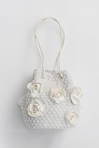 【メゾンスペシャル/MAISON SPECIAL】のRose Motif Drawstring Bag/ローズモチーフドローストリングバッグ 人気、トレンドファッション・服の通販 founy(ファニー) ファッション Fashion レディースファッション Fashion for Women バッグ Bags アクセサリー Fashion Accessories コンパクト Compact, Small Size ショルダー Shoulder, Shoulder Strap メッシュ Mesh, Net Fabric モチーフ Motif, Design Theme ローズ Rose, Rose Motif 新作・新入荷 New Arrivals / New In thumbnail WHT(ホワイト)|ID: prp329100004922507 ipo3291000000036935286