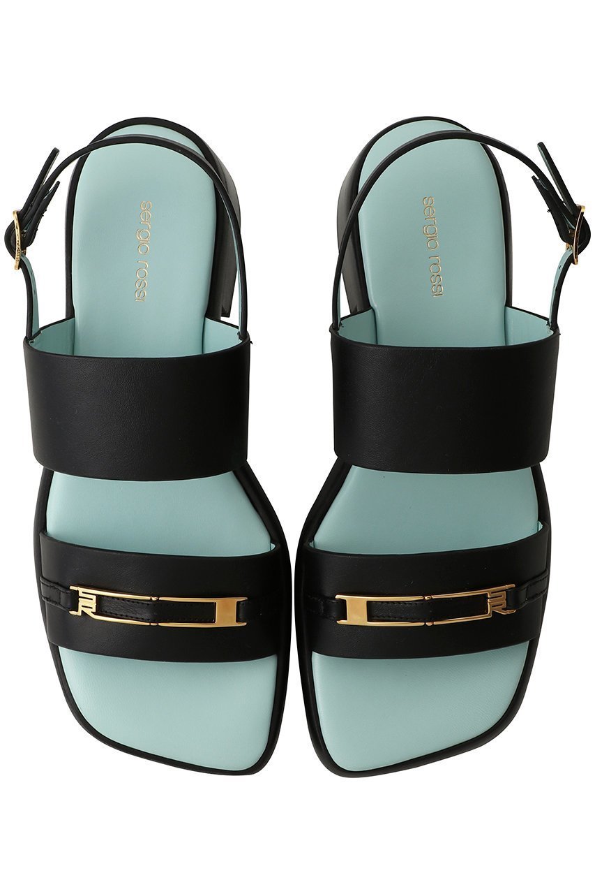【セルジオ ロッシ/SERGIO ROSSI】のBITT アンクルストラップサンダル 人気、トレンドファッション・服の通販 founy(ファニー) 　ファッション　Fashion　レディースファッション　Fashion for Women　インソール　Shoe Insole　サンダル　Sandals, Summer Shoes　ストレート　Straight, Straight Cut　ブロック　Block, Solid Block Pattern　メタル　Metal, Metal Parts　ライニング　Inner Lining, Inner Fabric, Lined　エレガント 上品　Elegant　新作・新入荷　New Arrivals / New In　other-4|ID: prp329100004922510 ipo3291000000036935326