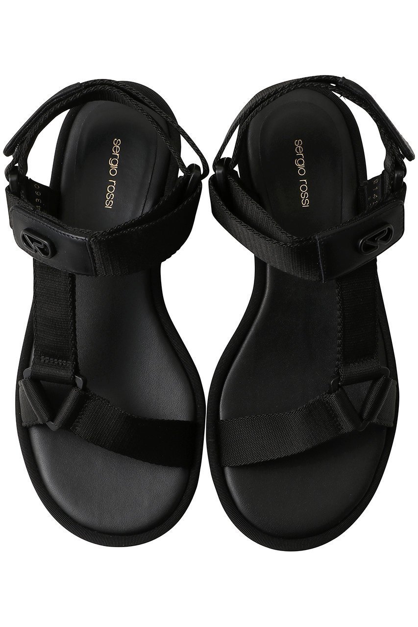 【セルジオ ロッシ/SERGIO ROSSI】のTRAIL フラットサンダル 人気、トレンドファッション・服の通販 founy(ファニー) 　ファッション　Fashion　レディースファッション　Fashion for Women　おすすめ　Recommended / Our Picks　サンダル　Sandals, Summer Shoes　スポーツ　Sports, Activewear　ソックス　Socks, Hosiery　フォルム　Silhouette, Form　フラット　Flat, Flat Shoes　ラップ　Wrap, Wrap Design　リゾート　Resort, Vacation Style　新作・新入荷　New Arrivals / New In　 other-1|ID: prp329100004922513 ipo3291000000036935343