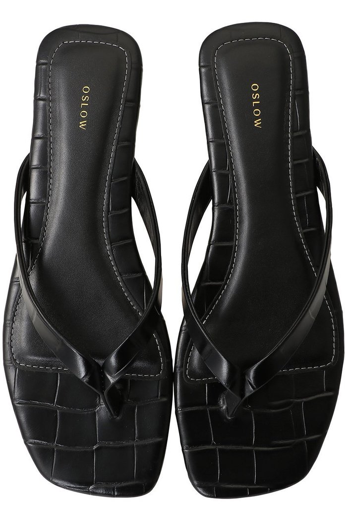 【オスロー/OSLOW】の牛革型押しトングサンダル インテリア・キッズ・メンズ・レディースファッション・服の通販 founy(ファニー) https://founy.com/ ファッション Fashion レディースファッション Fashion for Women サマー Summer, Summer Style サンダル Sandals, Summer Shoes ラップ Wrap, Wrap Design リゾート Resort, Vacation Style エレガント 上品 Elegant 夏 Summer 新作・新入荷 New Arrivals / New In |ID: prp329100004922556 ipo3291000000036935607