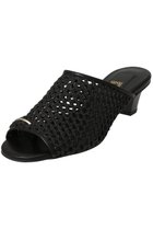 【ヘンリ エン ヴァーゴ/HENRI EN VARGO】のSonia ネット×メタルバーミュールサンダル ブラック|ID:prp329100004922568